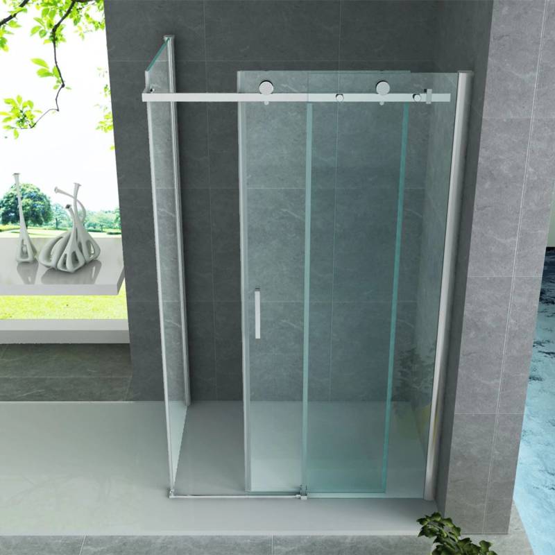 Aloni Duschkabine Schiebetüren 8mm 90x120x195cm von Aloni