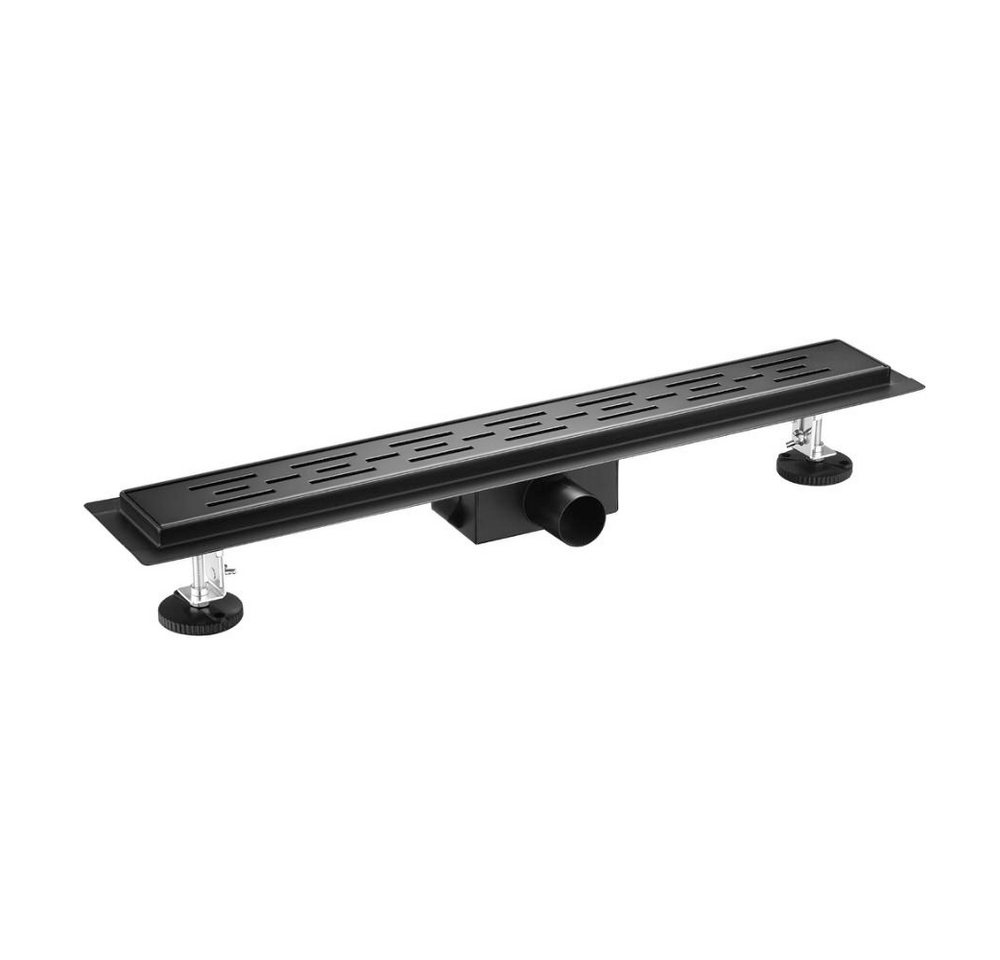 Aloni Duschrinne B050CM, einzel, 1-St., Aloni Duschrinne Ablaufblende Standard Schwarz matt 50 cm von Aloni