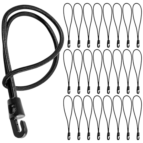Alovez 25 Stück Schwarz Spanngummi mit Haken, Expander mit Haken 15 cm Planenspanner Gummispanner mit Haken für Zelt Net Anhängerplane Camping Planen Alovez 25 Stück Schwarz Spanngummi mit Haken, Expander mit Haken 15 cm Planenspanner Gummispanner mit Haken für Zelt Net Anhängerplane Camping Planen von Alovez