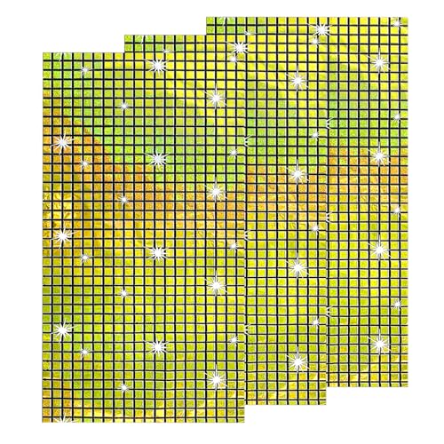 Alovez 3 Stück Disco Party Tischläufer, 200x100cm Disco Glitzervorhang Glitter Paillette Tischläufer,Discokugel Tischläufer für Geburtstag Party Deko Tanzparty Hochzeit Tischdeko von Alovez