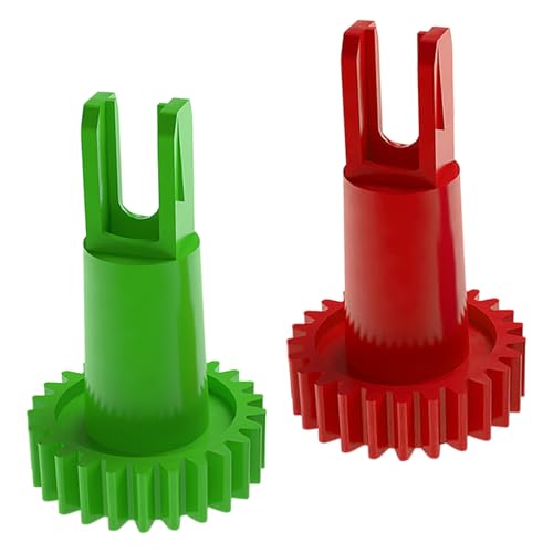 Seitenbürsten Motor Schnappgetriebe Kompatibel mit ECOVACS DEEBOT OZMO 950/920/N5/N8 T5/T9/T8 Roboter-Staubsaugerzubehör (Rot, Grün) von Alovez