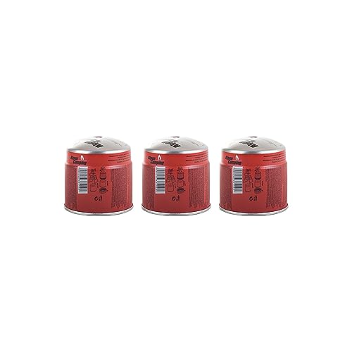 Alpen Camping IK006 3X 400 ml / 190g Gaskartuschen Propan-Butan Stechkartusche für Gaskocher Campingkocher Bunsenbrenner Lötbrenner EN417 Gas Block System (3 Stück) von Alpen Camping GAS ENERGY