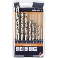 Alpen 0063300008100 Holz-Spiralbohrer 8teilig 3 mm, 4 mm, 5 mm, 6 mm, 6 mm, 8 mm, 8 mm, 10 mm 1 St Alpen 0063300008100 Holz-Spiralbohrer 8teilig 3 mm, 4 mm, 5 mm, 6 mm, 6 mm, 8 mm, 8 mm, 10 mm 1 St von Alpen