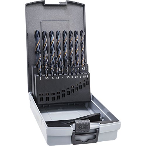 ALPEN Spiralbohrer Set Sprint Master (ø 1-10 mm, Bohrer kurz, DIN 338 RN, mit Kunststoff-Box, Bohrer für Stahl legiert + unlegiert) 812311100 ALPEN Spiralbohrer Set Sprint Master (ø 1-10 mm, Bohrer kurz, DIN 338 RN, mit Kunststoff-Box, Bohrer für Stahl legiert + unlegiert) 812311100 von Alpen