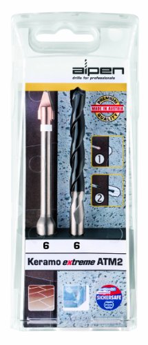 ALPEN Bohrer-Set Keramo extreme + Profi Beton ø 6 mm 2-teilig ALPEN Bohrer-Set Keramo extreme + Profi Beton ø 6 mm 2-teilig von Alpen