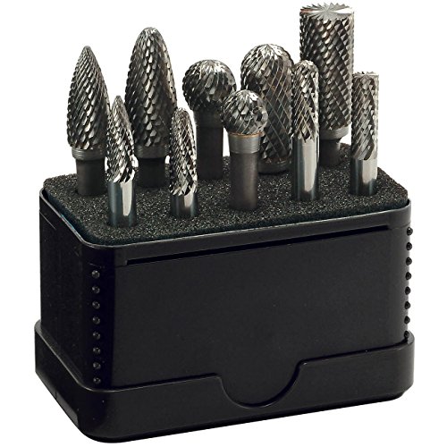 Alpen 776000005100 Hartmetall-Frässtift Set Zahnung 6 10 Stück von Alpen