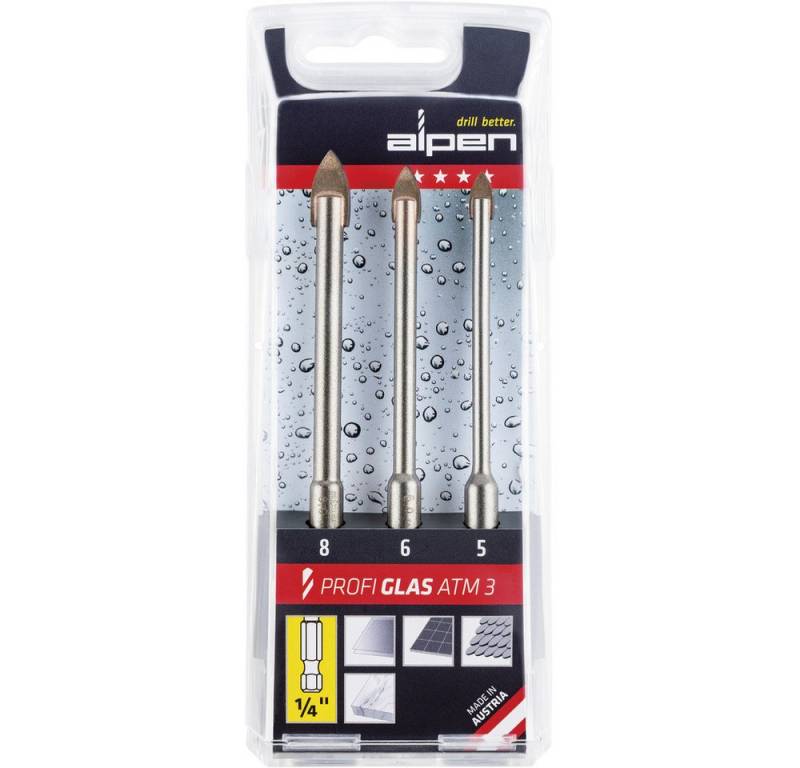 Alpen Fliesenbohrer Alpen Profi Glas ATM 3 0028900003100 Glasbohrer-Set 3teilig 5 mm, 6 mm Alpen Fliesenbohrer Alpen Profi Glas ATM 3 0028900003100 Glasbohrer-Set 3teilig 5 mm, 6 mm von Alpen
