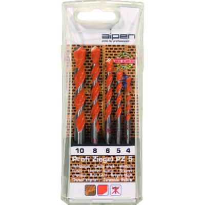 Hohlziegelbohrer-Satz PH, 5-teilig, 4-10mm von Alpen