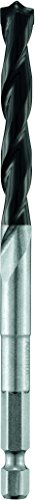 alpen Hartmetall-Betonbohrer Profi Beton, 1/4 Zoll Sechskant-Schaft, Durchmesser 4 mm, L1 100 mm, L2 39 mm, 18900400100 von Alpen