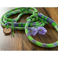 Retrieverleine - Bunt Grün Lila von AlpenDog