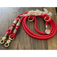 Tauleine - Hundeleine Rot von AlpenDog