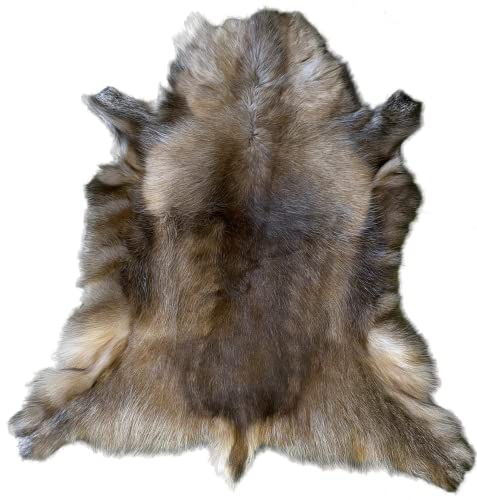 Alpenfell Rentierfell XL *Winterqualität* Rentier - ökologische Gerbung - 130-140 x 80 cm von Alpenfell