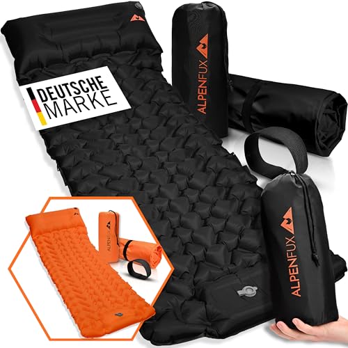 Alpenfux® Isomatte Outdoor Luftmatratze für Camping, Wandern und Zelten | aufblasbar, Ultraleicht und kleines Packmaß von Alpenfux