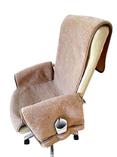 Alpenwolle Sesselschoner Alpaca Anti-Rutsch Stoff mit Taschen Sesselauflage Überwurf Made in Germany von Alpenwolle
