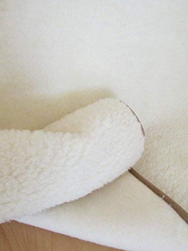 Wolldecke Weiß Tagesdecke Schurwolldecke Sofadecke Decke 100% Merinowolle gelockt (135x100) von Alpenwolle