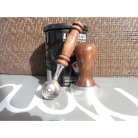 Espresso Set Passgenaue Tamper Und Kaffeeschaufel von AlperWood