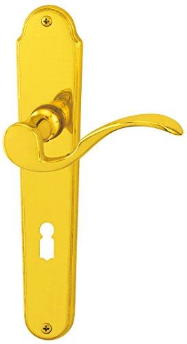 Alpertec 32212363 Panda-LS Messing poliert für Zimmertüren Drückergarnitur Türdrücker Türbeschläge Neu von Alpertec