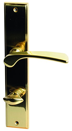 Alpertec 32214413 Nelson-LS Messing poliert für Badtüren WC Drückergarnitur Türdrücker Türbeschläge Neu, Badezimmertüren Alpertec 32214413 Nelson-LS Messing poliert für Badtüren WC Drückergarnitur Türdrücker Türbeschläge Neu, Badezimmertüren von Alpertec
