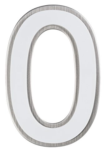 Alpertec 32271100 Edelstahl Hausnummer 0"mit Nacht-Orientierungslicht von Alpertec