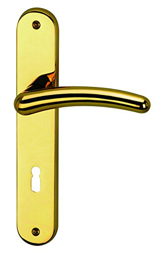 Alpertec 32966023 Franziska-LS Messing poliert für Zimmertüren Drückergarnitur Türdrücker Türbeschläge Neu von Alpertec