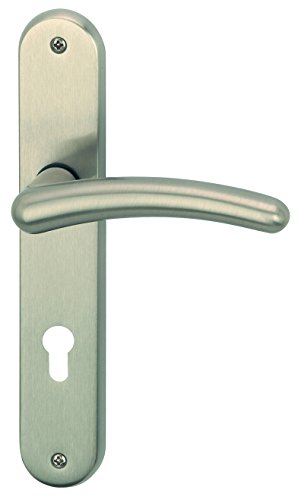 Alpertec 32966053 Franziska-LS Messing Edelstahlfarbig satiniert für Wohnungseingangstüren PZ Drückergarnitur Türdrücker Türbeschläge Neu Alpertec 32966053 Franziska-LS Messing Edelstahlfarbig satiniert für Wohnungseingangstüren PZ Drückergarnitur Türdrücker Türbeschläge Neu von Alpertec