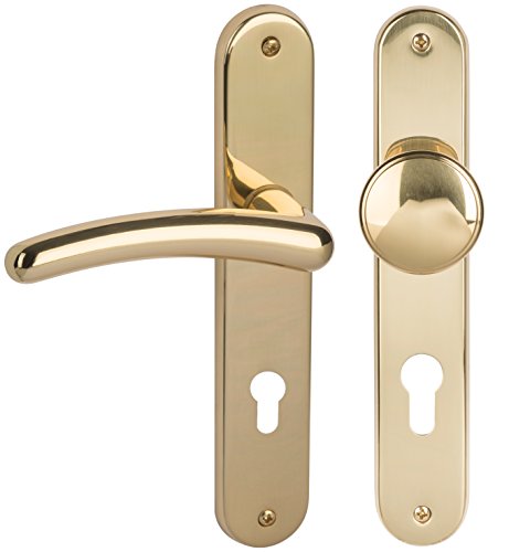 Alpertec 32966073 Franziska-LS Messing poliert für Wohnungseingangstüren PZ DIN Links Drückergarnitur Türdrücker Türbeschläge Neu Alpertec 32966073 Franziska-LS Messing poliert für Wohnungseingangstüren PZ DIN Links Drückergarnitur Türdrücker Türbeschläge Neu von Alpertec