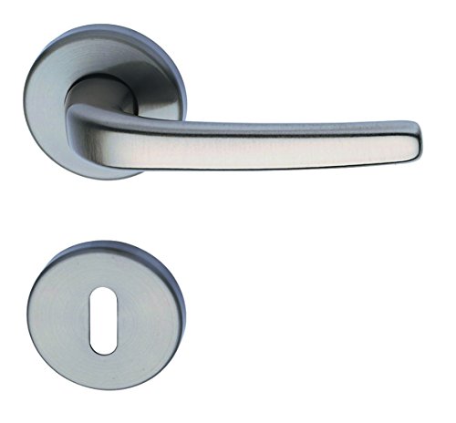 Alpertec 32970603 Kim-R Messing Edelstahlfarbig satiniert für Zimmertüren Drückergarnitur Türdrücker Türbeschläge Neu Alpertec 32970603 Kim-R Messing Edelstahlfarbig satiniert für Zimmertüren Drückergarnitur Türdrücker Türbeschläge Neu von Alpertec