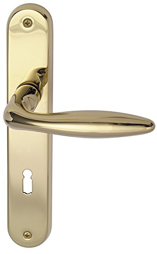 Alpertec 32972103 Alison-LS Messing poliert für Zimmertüren Drückergarnitur Türdrücker Türbeschläge Neu von Alpertec
