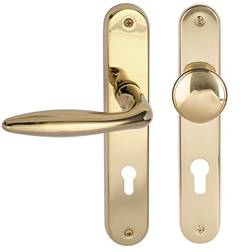 Alpertec 32972163 Alison-LS Messing poliert PZ Drückergarnitur Türdrücker Türbeschläge Neu, Wohnungseingangstüren DIN Links Alpertec 32972163 Alison-LS Messing poliert PZ Drückergarnitur Türdrücker Türbeschläge Neu, Wohnungseingangstüren DIN Links von Alpertec