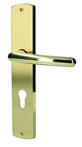 Alpertec 32987813 Isabella-LS poliert/Messing satiniert PZ Drückergarnitur Türdrücker Türbeschläge Neu, Wohnungseingangstüren beidseitig Drücker Alpertec 32987813 Isabella-LS poliert/Messing satiniert PZ Drückergarnitur Türdrücker Türbeschläge Neu, Wohnungseingangstüren beidseitig Drücker von Alpertec