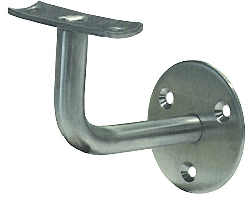 Alpertec 34350500K1 Handlaufstütze mit 3 Befestigungslöcher, Niro K 240 matt, Wandabstand 75 mm für Rohr Ø 42,4 mm Alpertec 34350500K1 Handlaufstütze mit 3 Befestigungslöcher, Niro K 240 matt, Wandabstand 75 mm für Rohr Ø 42,4 mm von Alpertec