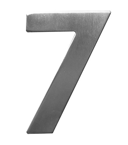 Alpertec 35150071K1 Hausnummer Nr. 7 Edelstahl satiniert Höhe: 120 mm inkl. Schrauben und Dübeln Alpertec 35150071K1 Hausnummer Nr. 7 Edelstahl satiniert Höhe: 120 mm inkl. Schrauben und Dübeln von Alpertec