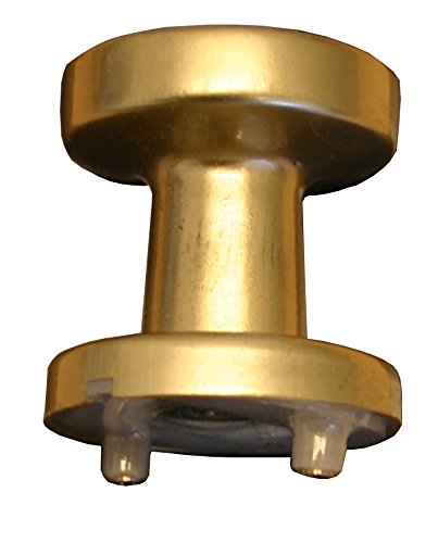 Alpertec 40112400K1 Aluminium Türknopf fest auf Rosette Ø 50 mm bronziert eloxiert Drückergarnitur Türdrücker Türbeschläge Neu von Alpertec