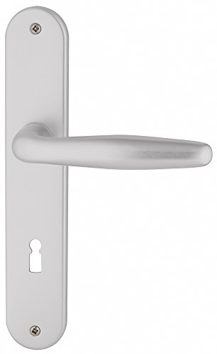 Alpertec 40360344 Ray-LS für Zimmertüren in Silber eloxiert BB 72 mm Drückergarnitur Türdrücker Türbeschläge Neu von Alpertec