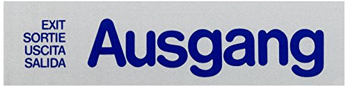 Alpertec 48070210 Wortschild Ausgang selbstklebend 160 x 40 mm Alpertec 48070210 Wortschild Ausgang selbstklebend 160 x 40 mm von Alpertec