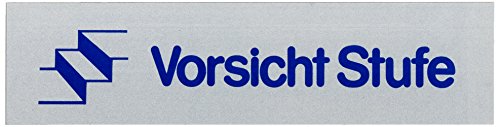 Alpertec 48070310 Wortschild Vorsicht Stufe selbstklebend Alpertec 48070310 Wortschild Vorsicht Stufe selbstklebend von Alpertec