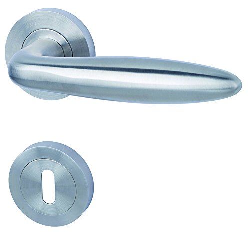 Alpertec 88029900 Edelstahl Adelaide-R für Zimmertüren Drückergarnitur Türdrücker Türbeschläge Neu von Alpertec