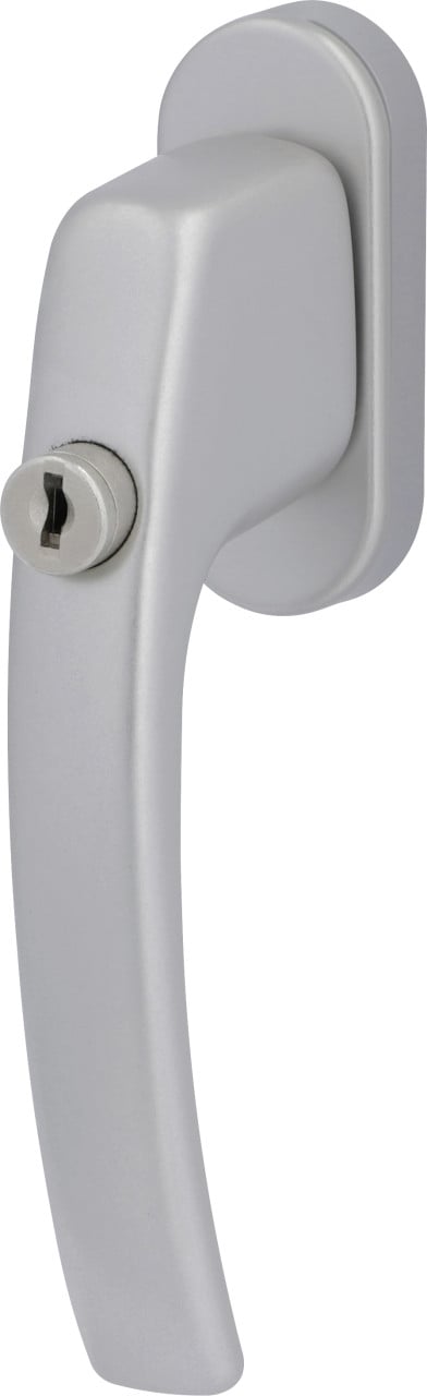 Alpertec Fenstergriff abschließbar Aluminium F9 Edelstahl-Optik 3 Stück von Alpertec