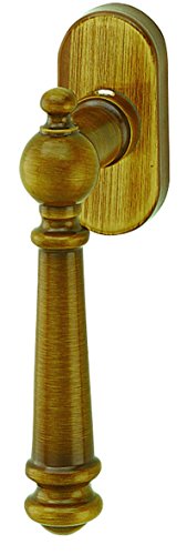 Alpertec Fenstergriff Ron Messing brüniert Stiftlänge 40 mm Fensterbeschlag, 32870350K1 von Alpertec