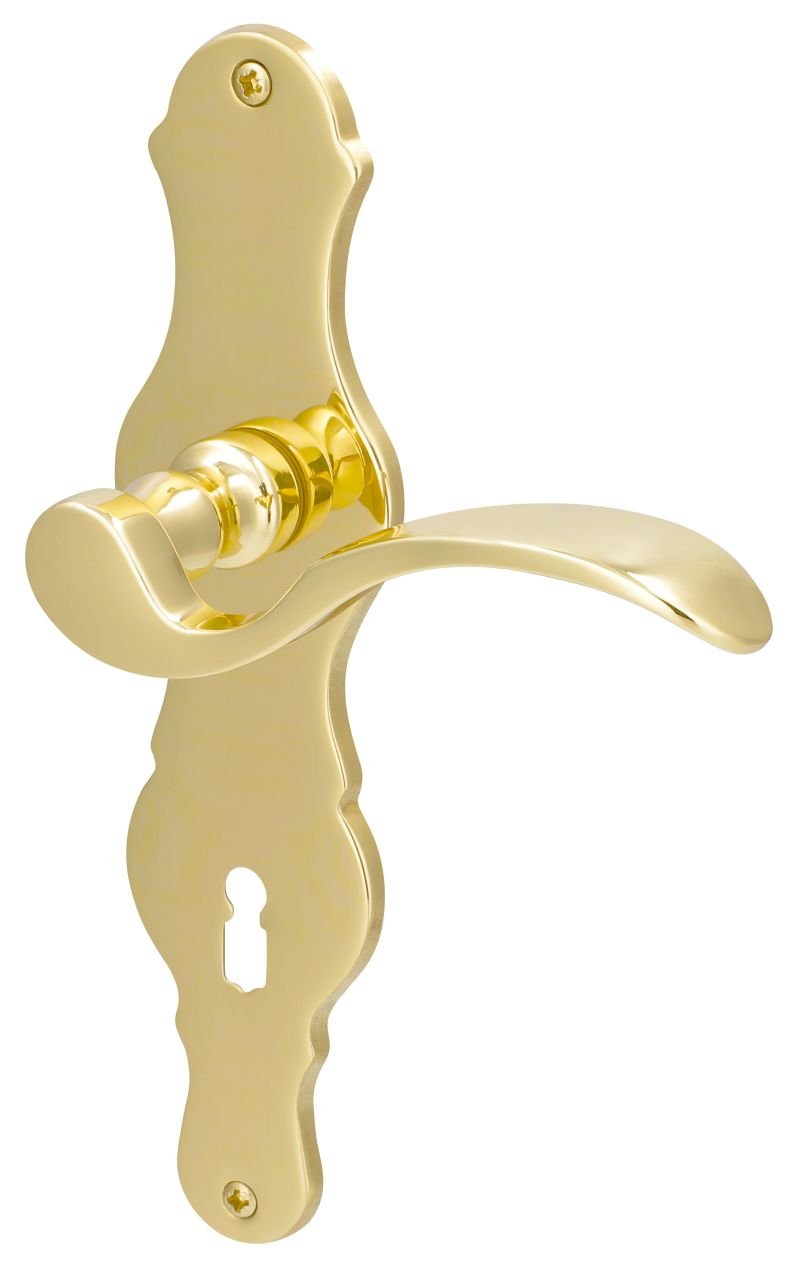 Alpertec BB-Langschildgarnitur Eva Easy Messing gold verschnörkelt Alpertec BB-Langschildgarnitur Eva Easy Messing gold verschnörkelt von Alpertec