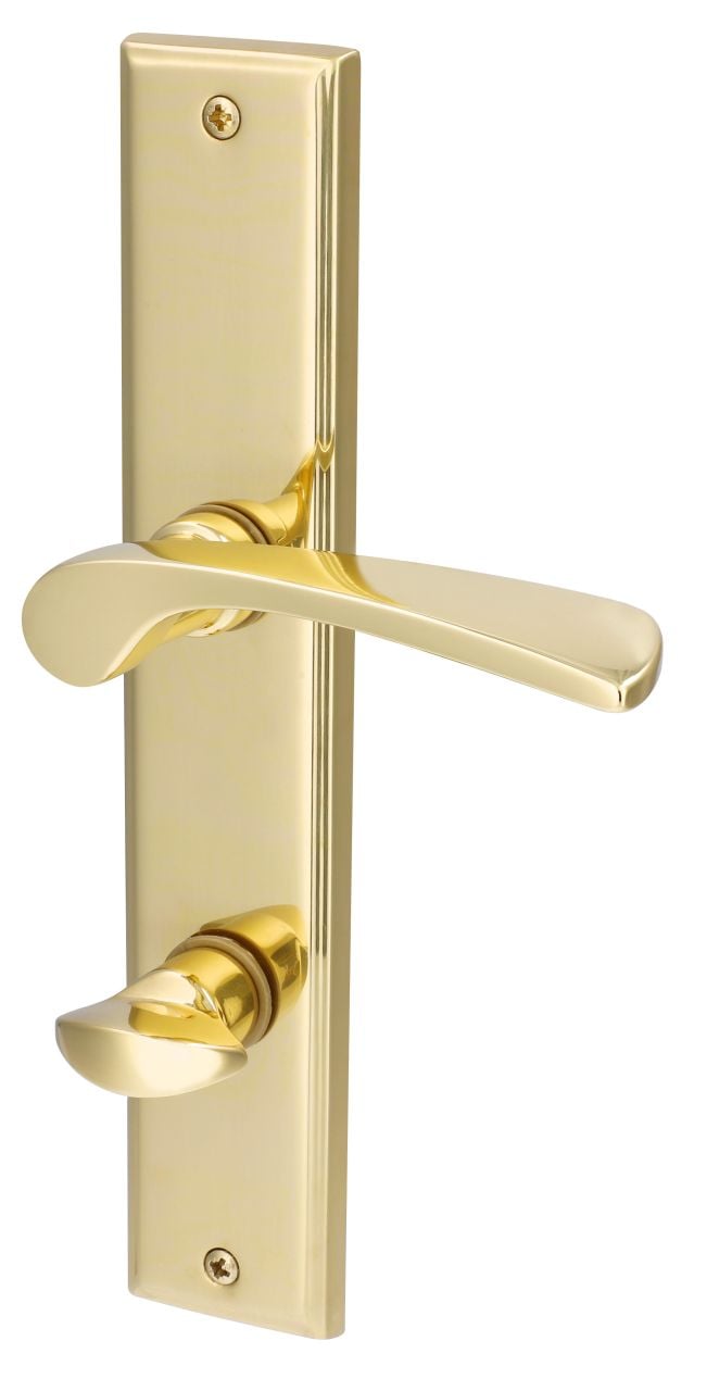 Alpertec WC-Langschildgarnitur Nelson Messing gold eckig Alpertec WC-Langschildgarnitur Nelson Messing gold eckig von Alpertec