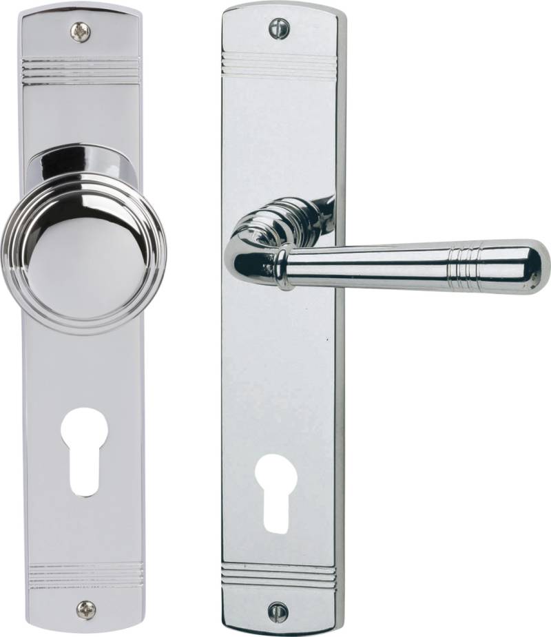 Alpertec PZ-Langschildgarnitur Sale rechts Messing silber abgerundet Alpertec PZ-Langschildgarnitur Sale rechts Messing silber abgerundet von Alpertec