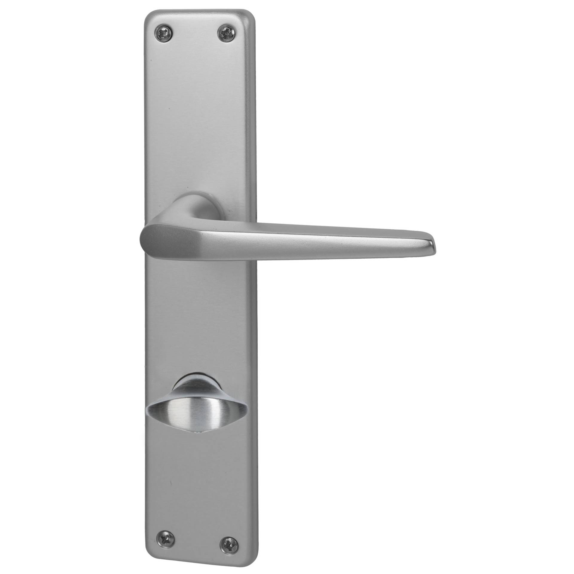 Alpertec Langschildgarnitur 'Tanja' PZ, Aluminium F1 eloxiert, für Bad/WC Alpertec Langschildgarnitur 'Tanja' PZ, Aluminium F1 eloxiert, für Bad/WC von Alpertec