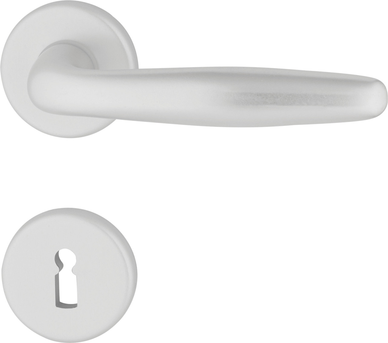 Alpertec BB-Rosettengarnitur Ray Aluminium weiß rund Alpertec BB-Rosettengarnitur Ray Aluminium weiß rund von Alpertec