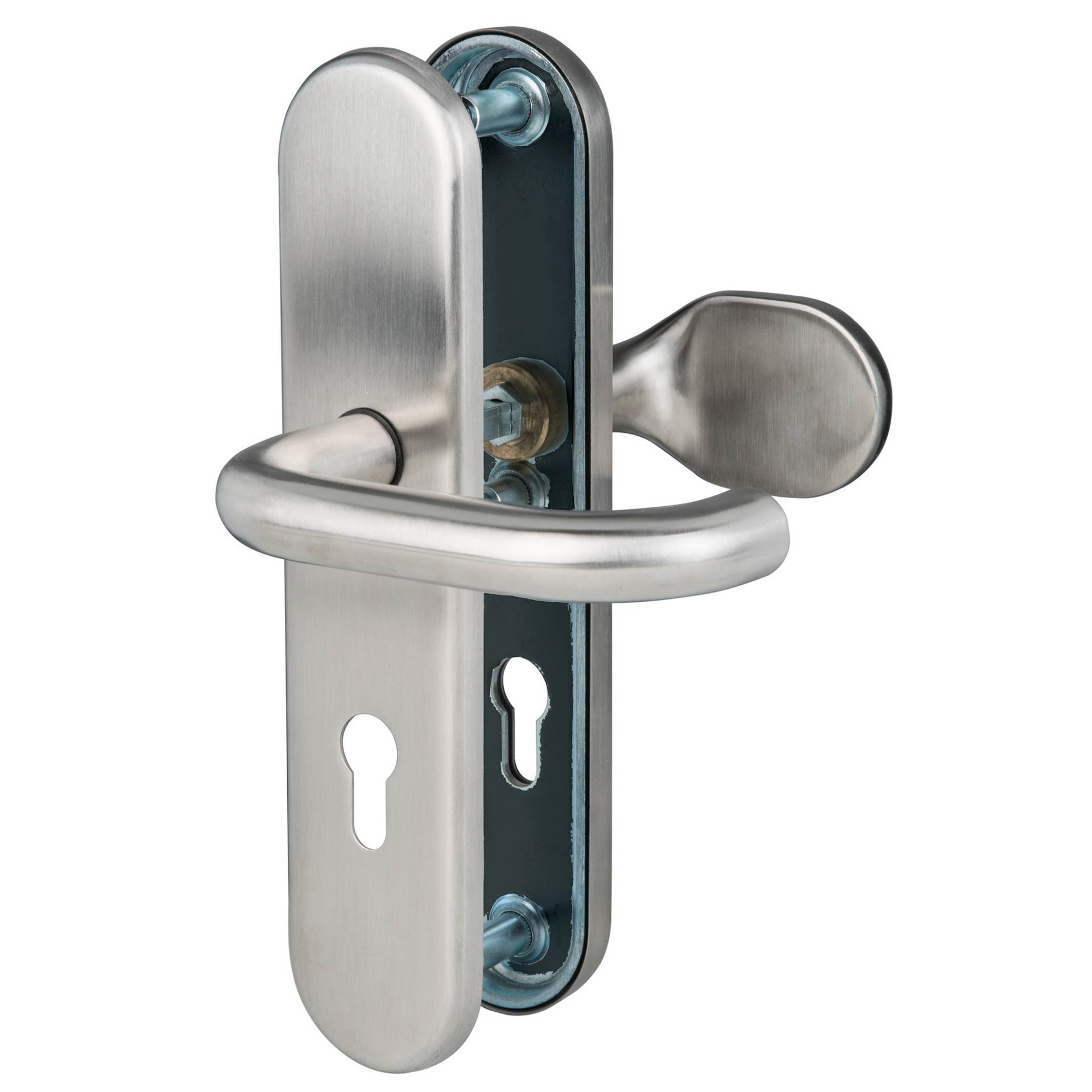 Alpertec Sicherheitsgarnitur 'Toronto' Edelstahl 92 mm von Alpertec