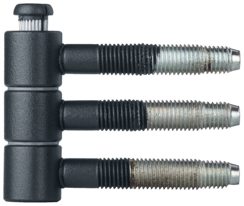 Alpertec Türbandseitensicherung Türband 3 -tlg Ø 16 mm für Holzzargen mit Nyonhülse, (Set, 3-tlg) von Alpertec