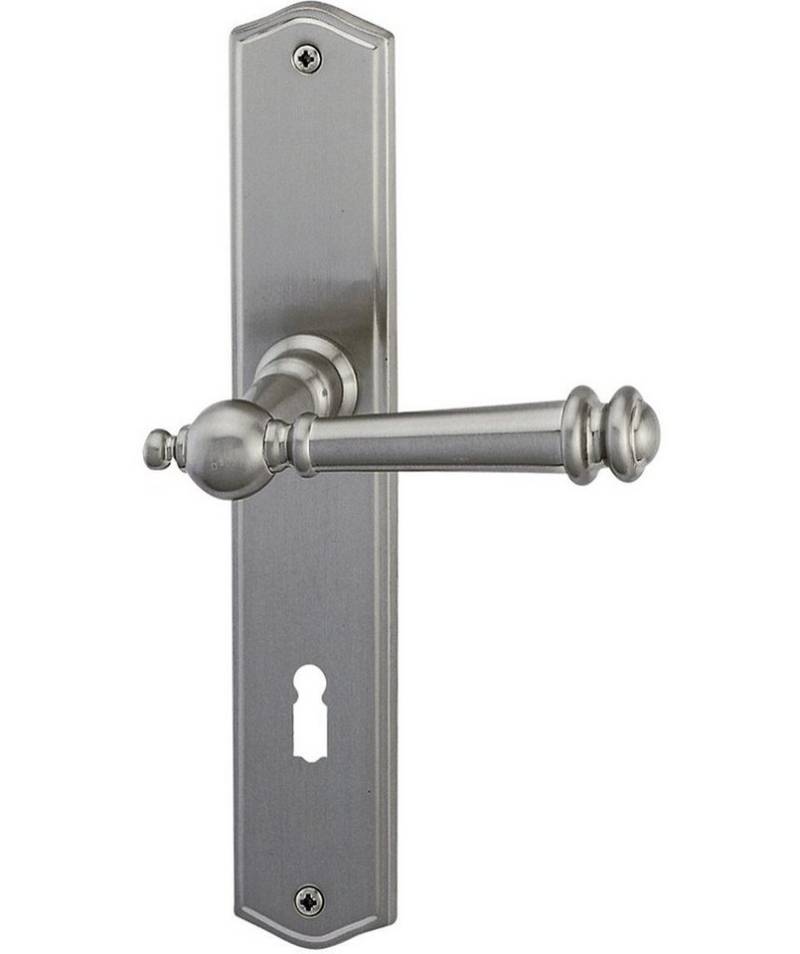 Alpertec Zimmertür Alpertec BB-Langschildgarnitur Ron Messing silber von Alpertec