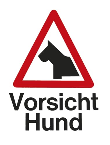Schild Vorsicht Hund Schild Vorsicht Hund von Alpertec