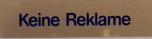 Wortschild Keine Reklame Wortschild Keine Reklame von Alpertec