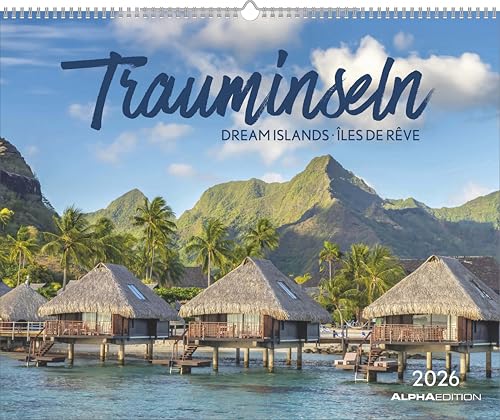 ALPHA EDITION - Trauminseln 2026-52 x 42,5 cm von Alpha Edition